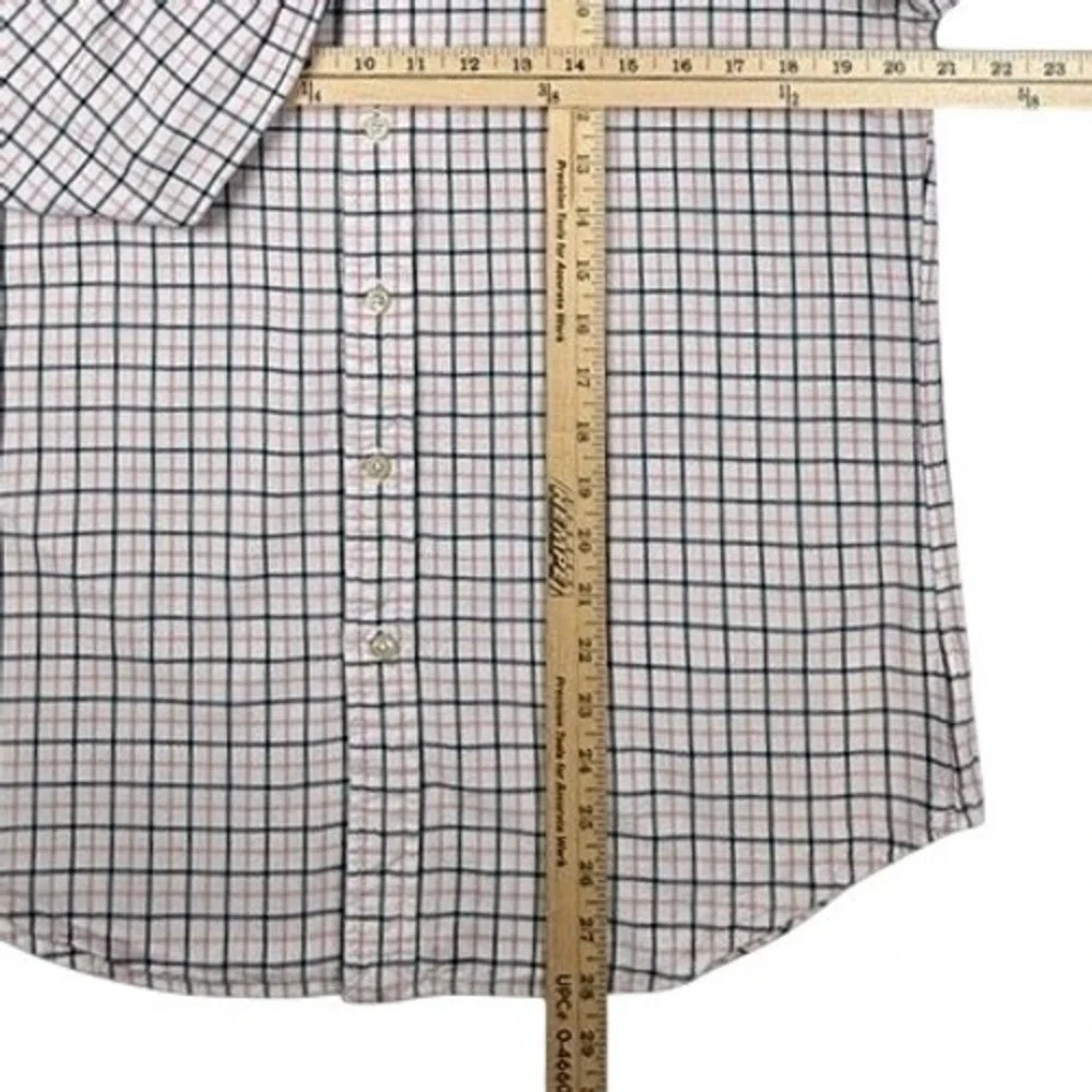 Polo Ralph Lauren Mens Classic Fit Pink Navy Tattersall Check Shirt M